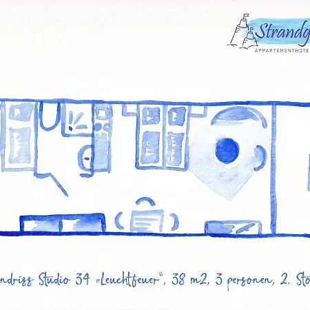 Studio 34 Leuchtfeuer Mit Meerblick Apartment